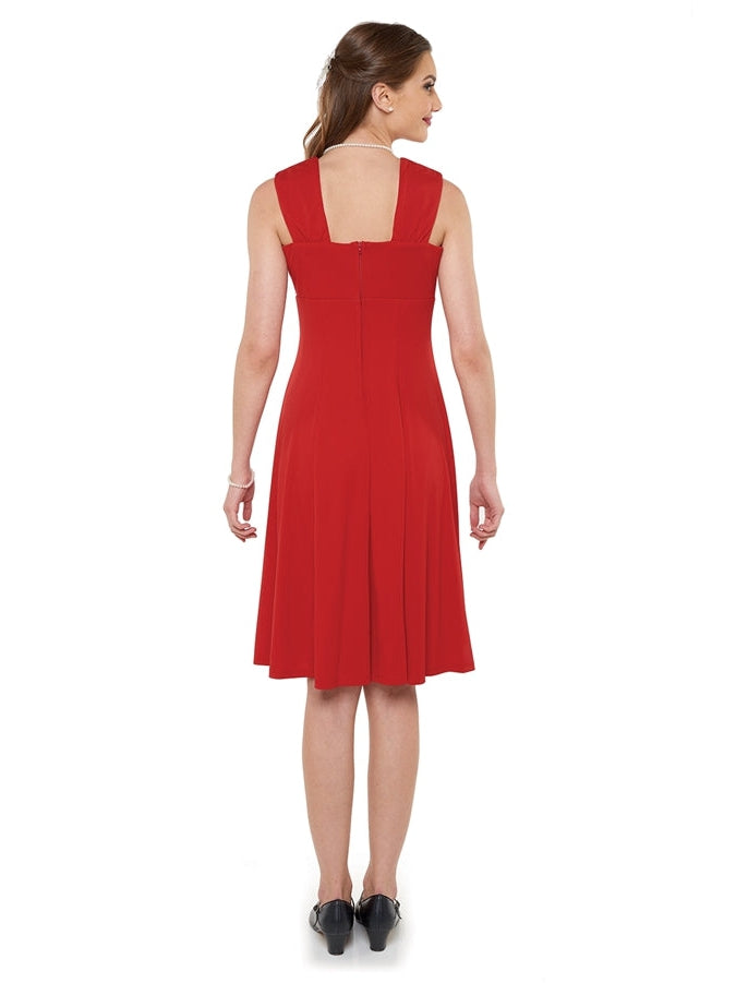 VIVIAN (Style #411) - Sweetheart Neck Shirred Strap Show Choir Dress