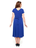 EMMA (Style #414) - High Scoop Neck Cap Sleeve Show Choir Dress