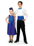 AUDREY (Style #425Y) - Boat Neck Sleeveless Show Choir Dress - Youth