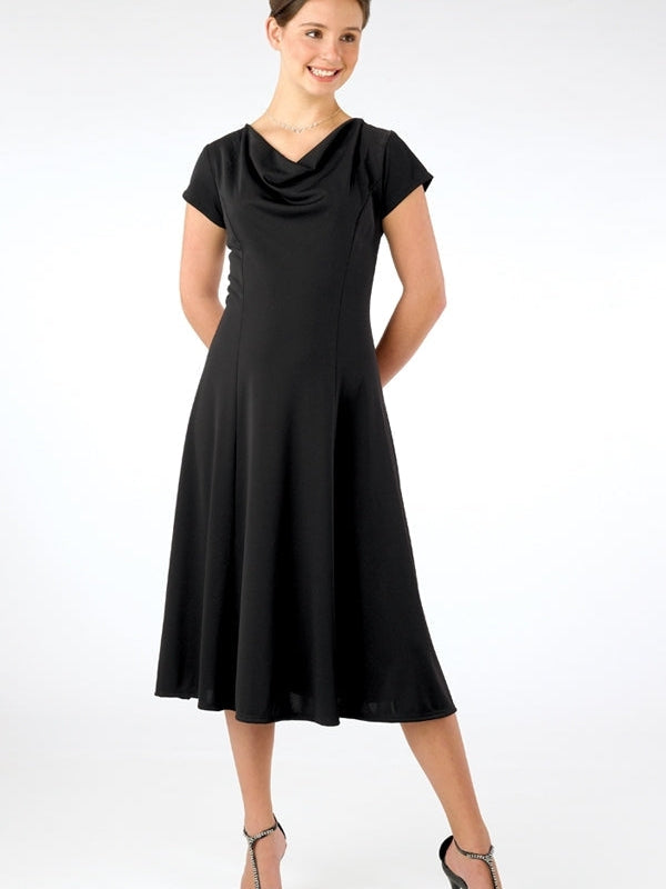 Paris Cowl Neck Swing Dress Style 433 Cousins Concert Attire Cousin s Concert Attire