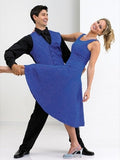 GLENDA (Style #5012) - Scoop Neck Sleeveless Glitter Show Choir Dress