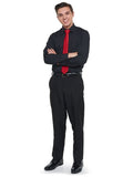 VINCENT (Style #6701) - Black Shirt With Dress Trousers Package