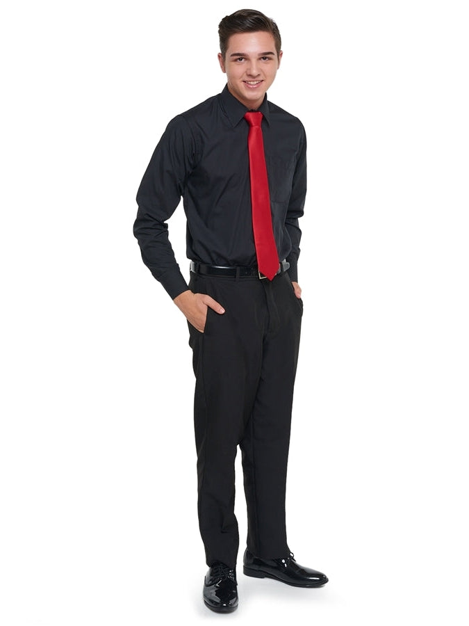 VINCENT (Style #6701) Black Shirt With Dress Trousers Package