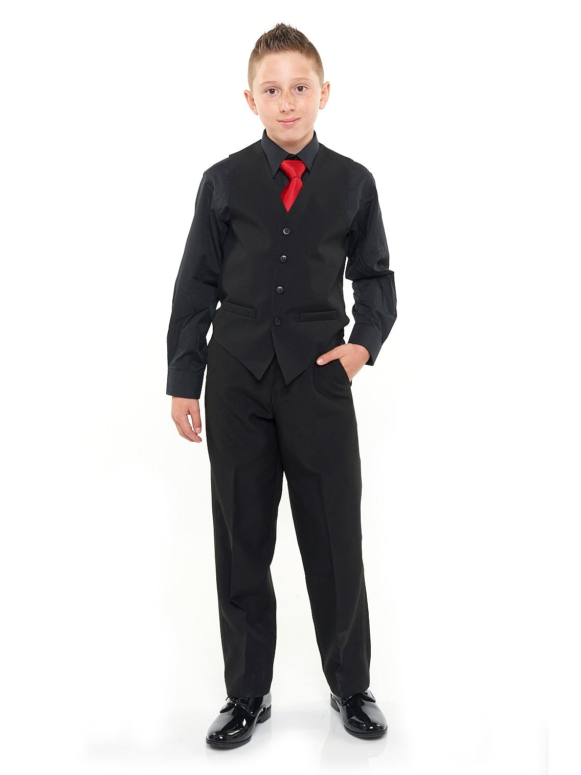 boys black dress pants Riley Tuxedo Package - YOUTH | Style # 6710-Y
