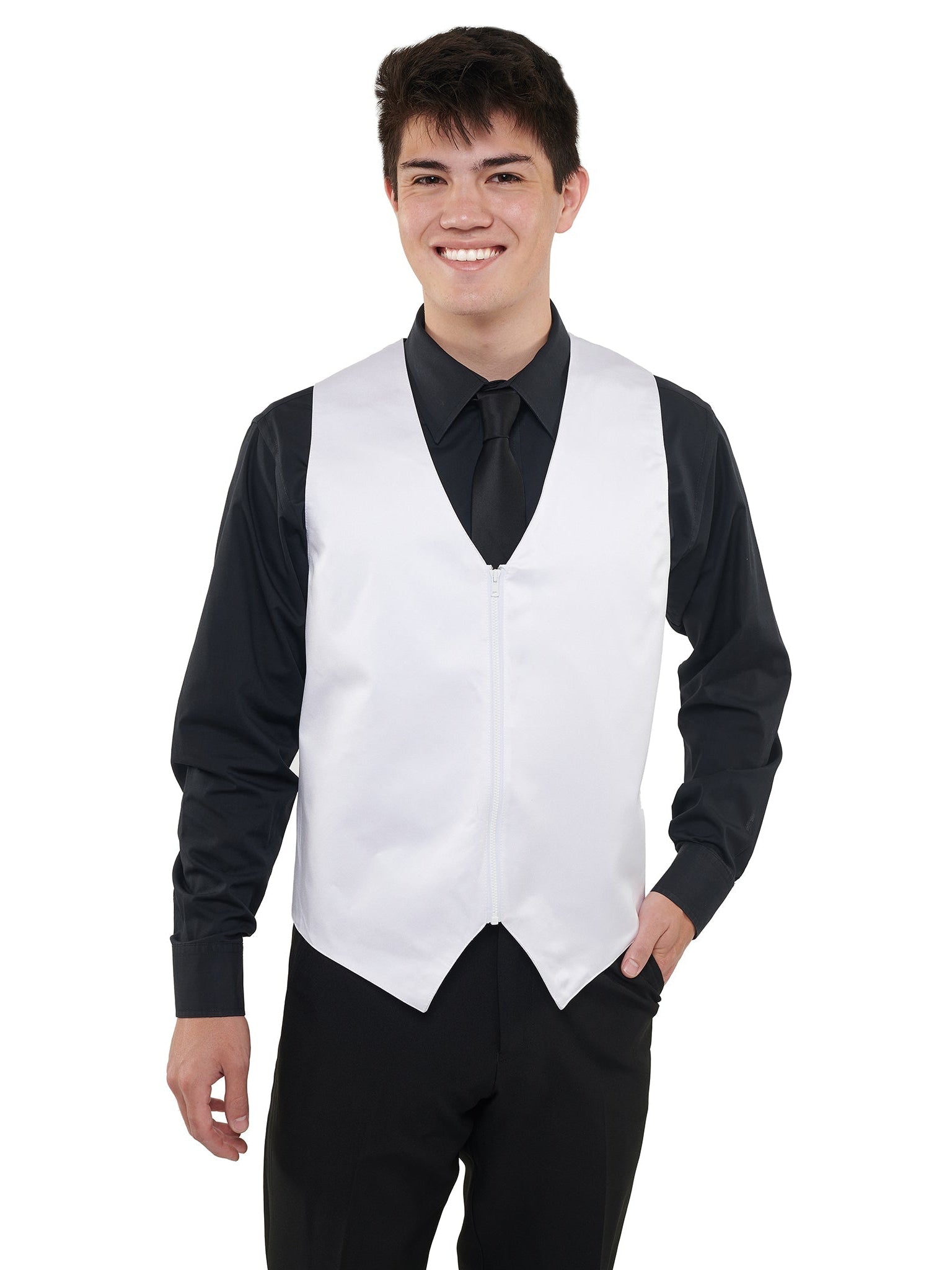 White Shirt & Formal Black Vest {1.0}